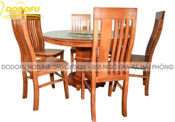 bàn ghế ăn gỗ sồi