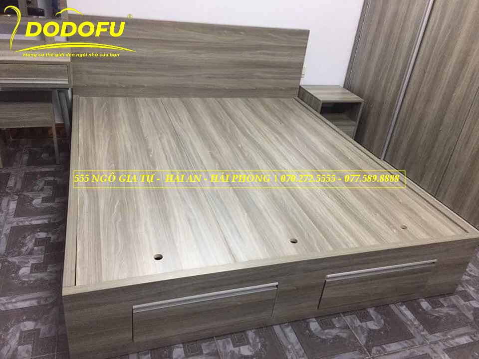 Giường gỗ Min - GGM01 Giường gỗ Min Hải Phòng