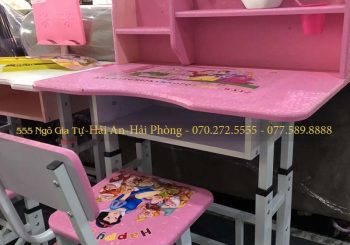 bộ bàn ghế học sinh cho bé gái