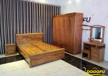 Bộ combo phòng ngủ gỗ hương xám