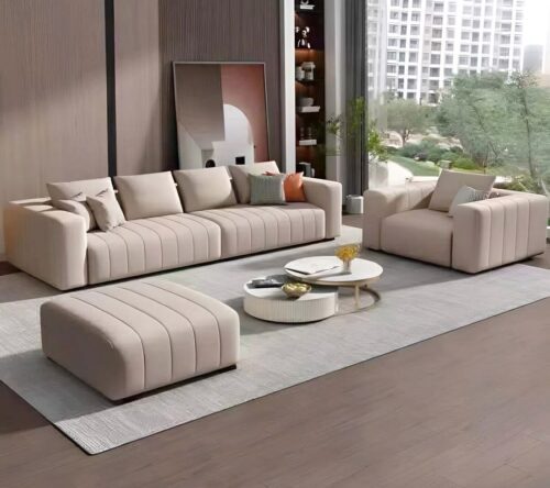 Bộ Sofa văng 2 ghế 1 đôn to SV99