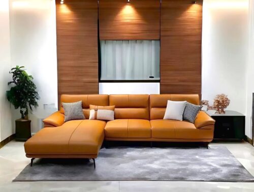 Ghế sofa da cao cấp chữ L SD32