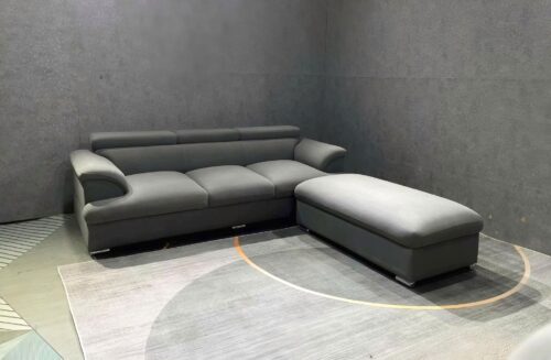Ghế sofa da văng kèm 3 đôn SD39