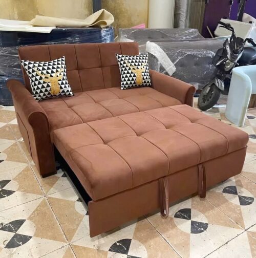 Sofa giường thông minh vải nỉ SG98 - Hình ảnh 3