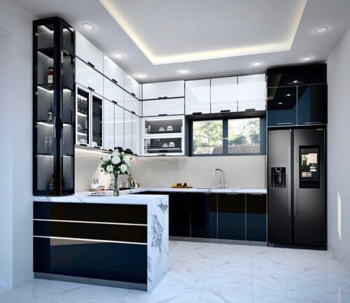 Tủ bếp Inox Cánh Kính Hải Phòng - Hình ảnh 2