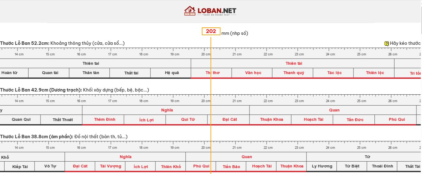 Công cụ thước Lỗ Ban online – Hỗ trợ tra cứu kích thước theo nhu cầu 4 cong cu thuoc lo ban 02